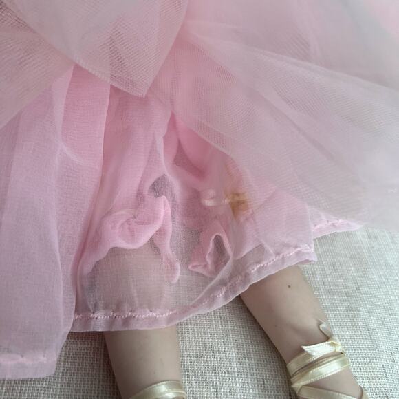 Porcelain Doll Signed Avigail Anna Brahms 1983 Rebecca Ballerina Ltd Ed 12/450 - Picture 9 of 16